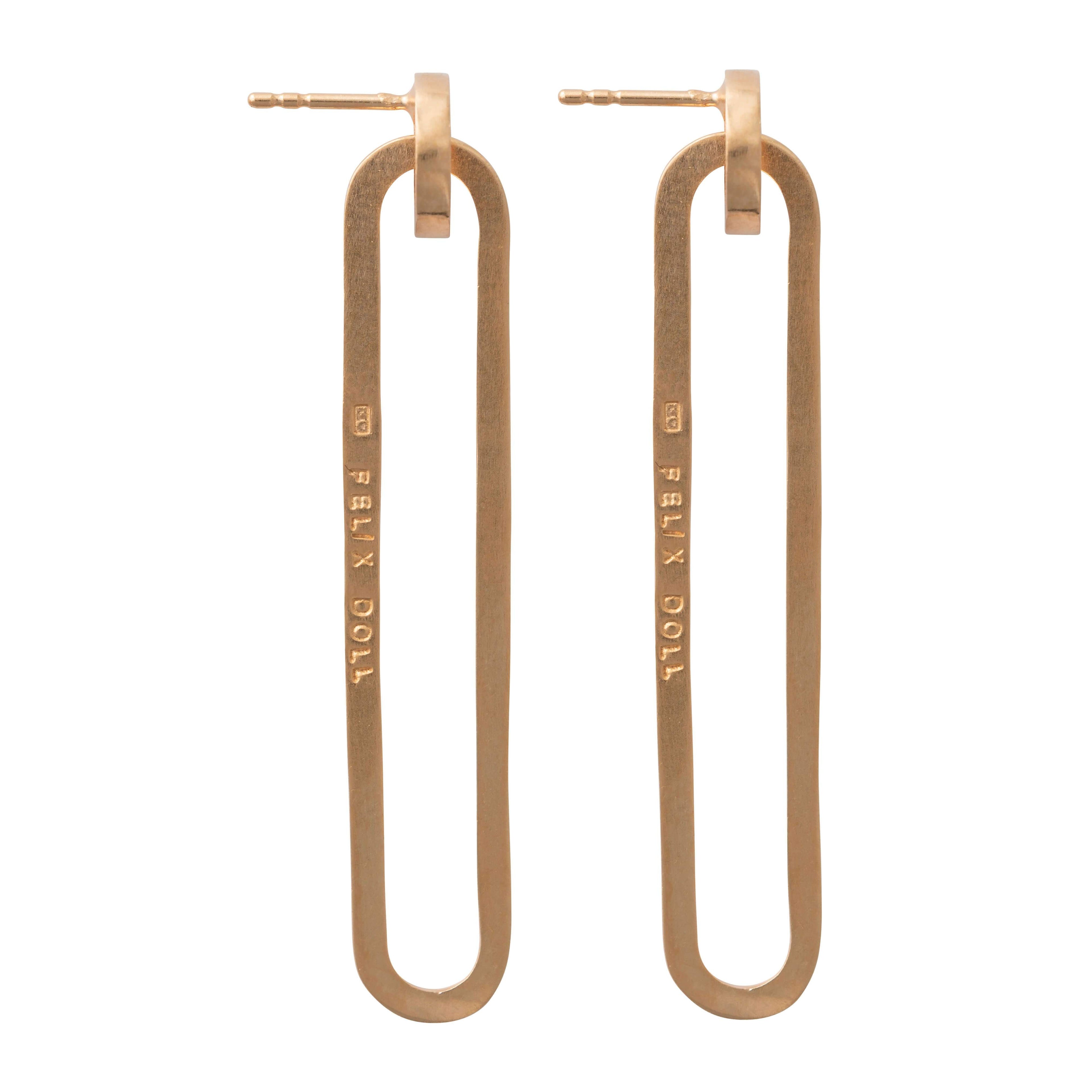 E 640 - Long Round Earrings