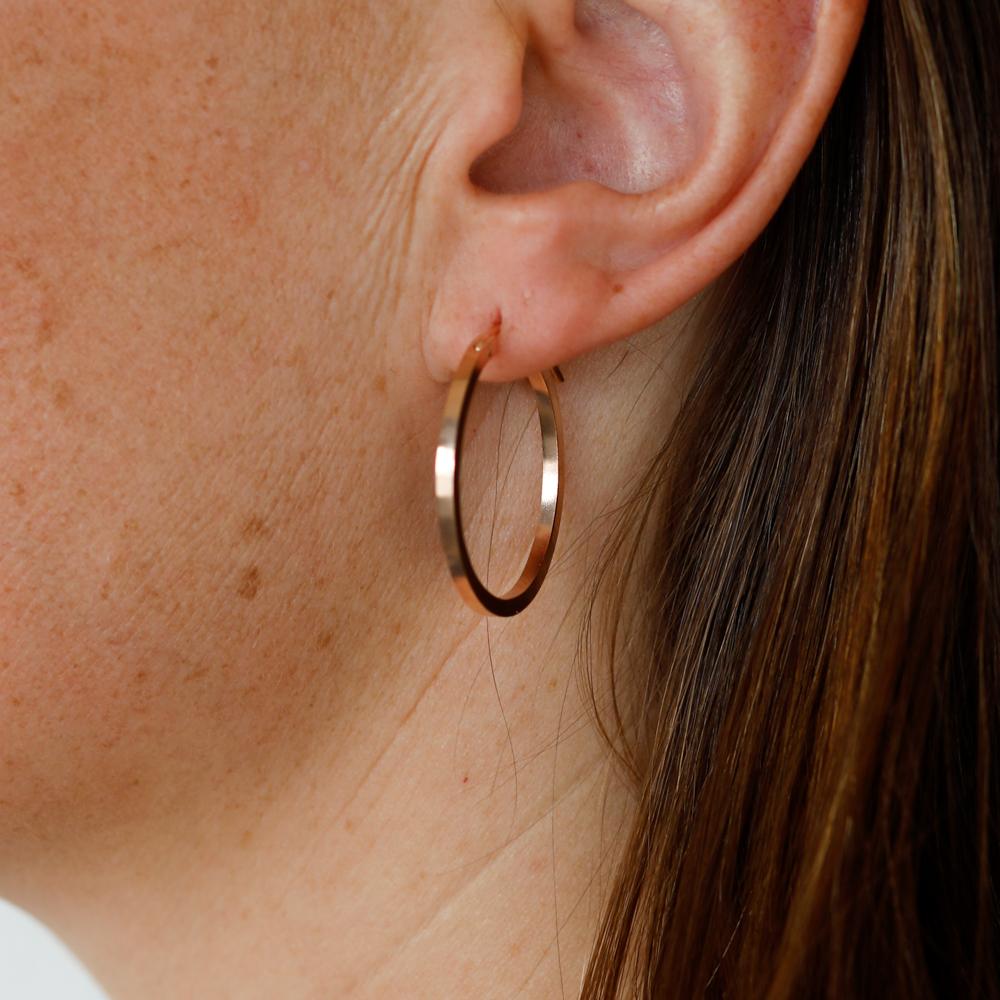 E 649 - Large Hoop Earrings