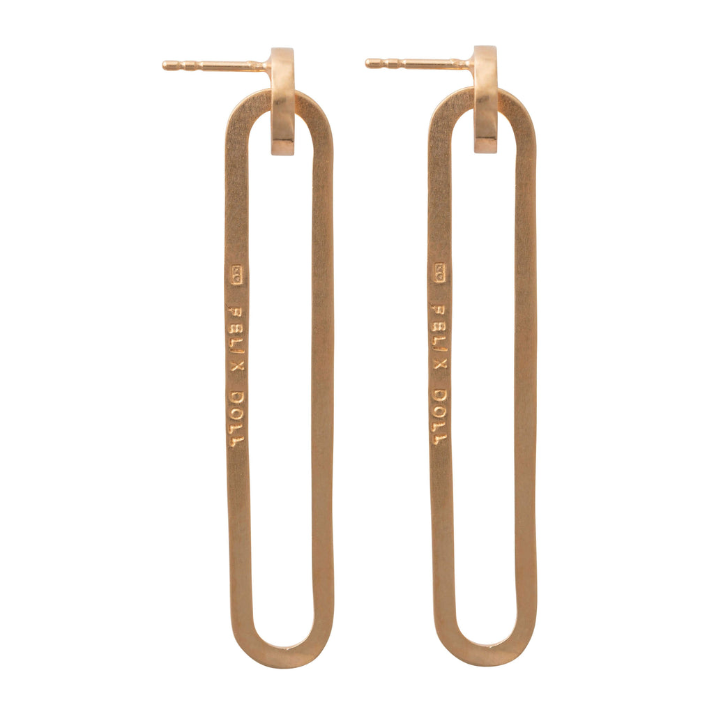 E 640 - Long Round Earrings