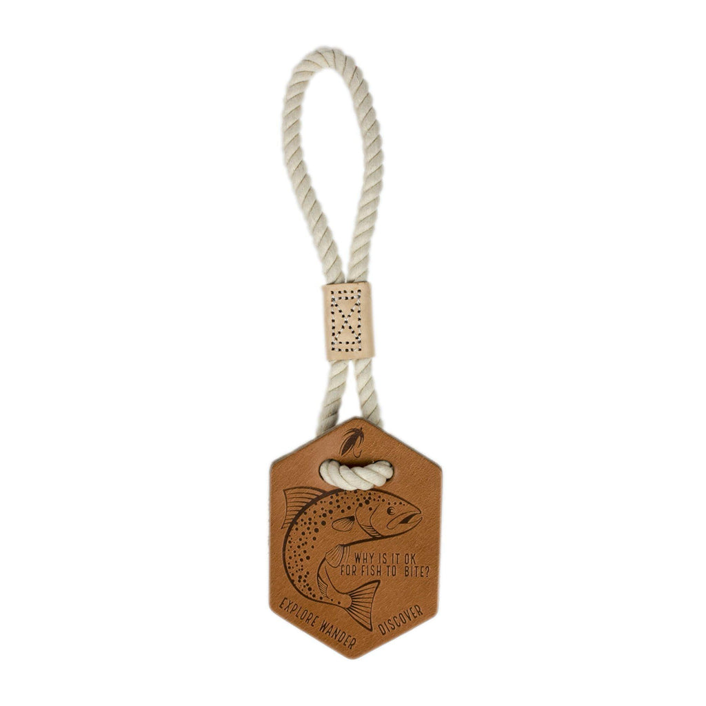Top Grain Leather Tug Toy - 13 Go Fish